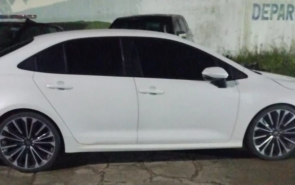 Carro apreendido