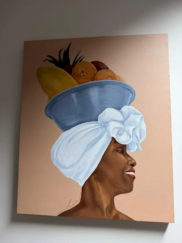 Obra de Flor de Lis por Gabriela Cruz