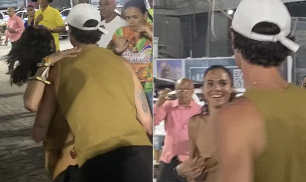 Shawn Mendes ajuda Bruna Marquezine a pular grade por Reprodução