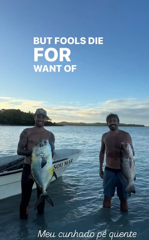 Daniel Cady curte o Carnaval 2026 em meio à natureza por Reprodução/Instagram