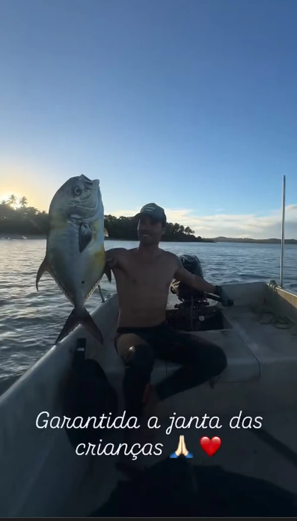Daniel Cady curte o Carnaval 2026 em meio à natureza por Reprodução/Instagram