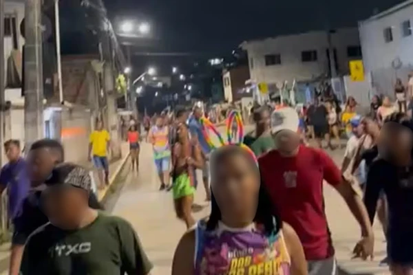 Execução gerou correria de foliões