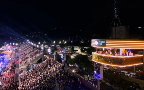 Gabriela e Chaiany foram à Marquês de Sapucaí em ação especial do BBB 26 por Reprodução/TV Globo