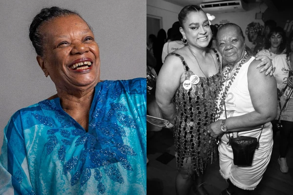 Neusa Borges celebra Preta Gil no Expresso 2222 em 2026 por Reprodução/ Redes sociais