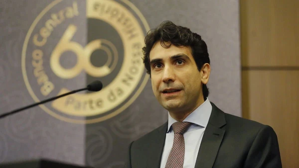 O presidente do Banco Central, Gabriel Galípolo, durante evento comemorativo dos 60 anos do BC, em abril de 2025. por (Foto: Raphael Ribeiro/Banco Central do Brasil)