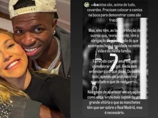 Imagem - Virginia reage após Vini Jr. denunciar racismo na Champions League