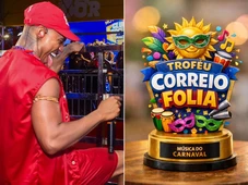 Imagem - Troféu Correio Folia 2026 tem virada histórica e O Kannalha vence a melhor música do Carnaval com 'O Baiano tem o Molho'