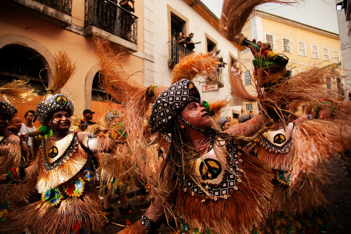 A beleza do Olodum nas ruas do Pelô