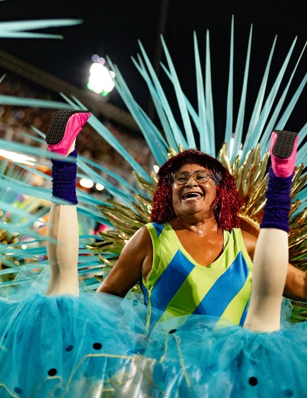 Cão Orelha é homenageado no desfile da Mocidade Independente de Padre Miguel por Reprodução