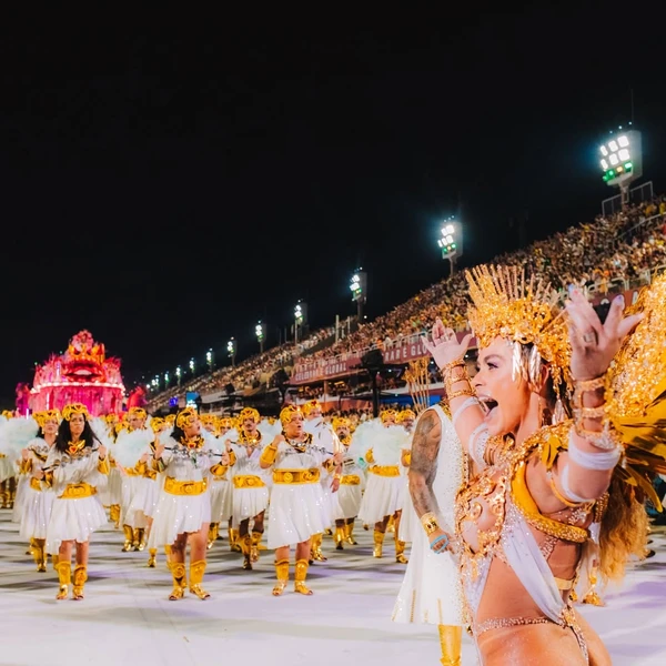 Cão Orelha é homenageado no desfile da Mocidade Independente de Padre Miguel por Reprodução