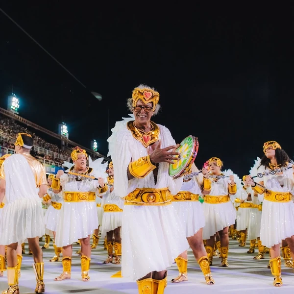 Cão Orelha é homenageado no desfile da Mocidade Independente de Padre Miguel por Reprodução