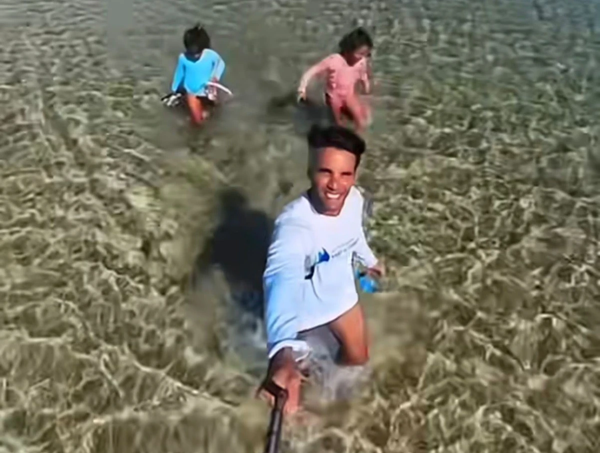 Daniel Cady e as filhas, Marina e Helena Sangalo por Reprodução