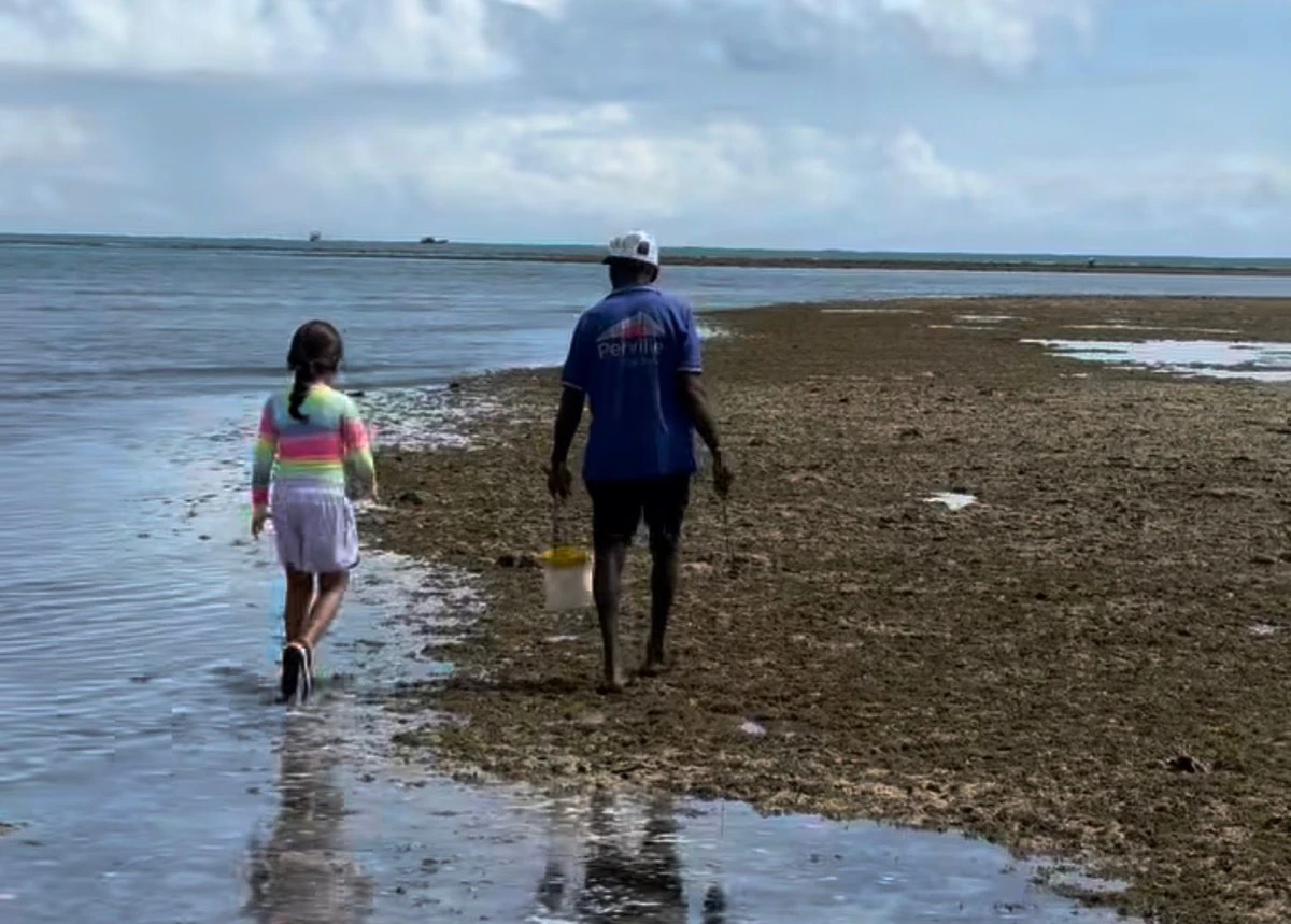 Daniel Cady e as filhas, Marina e Helena Sangalo por Reprodução