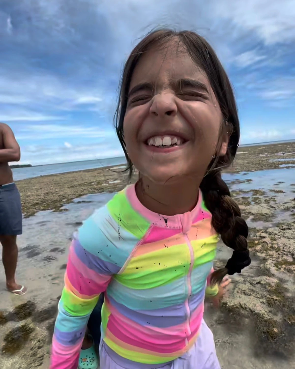 Daniel Cady e as filhas, Marina e Helena Sangalo por Reprodução