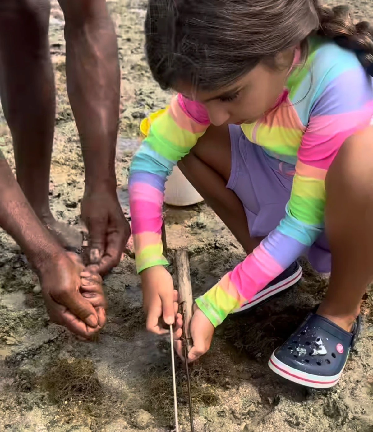 Daniel Cady e as filhas, Marina e Helena Sangalo por Reprodução