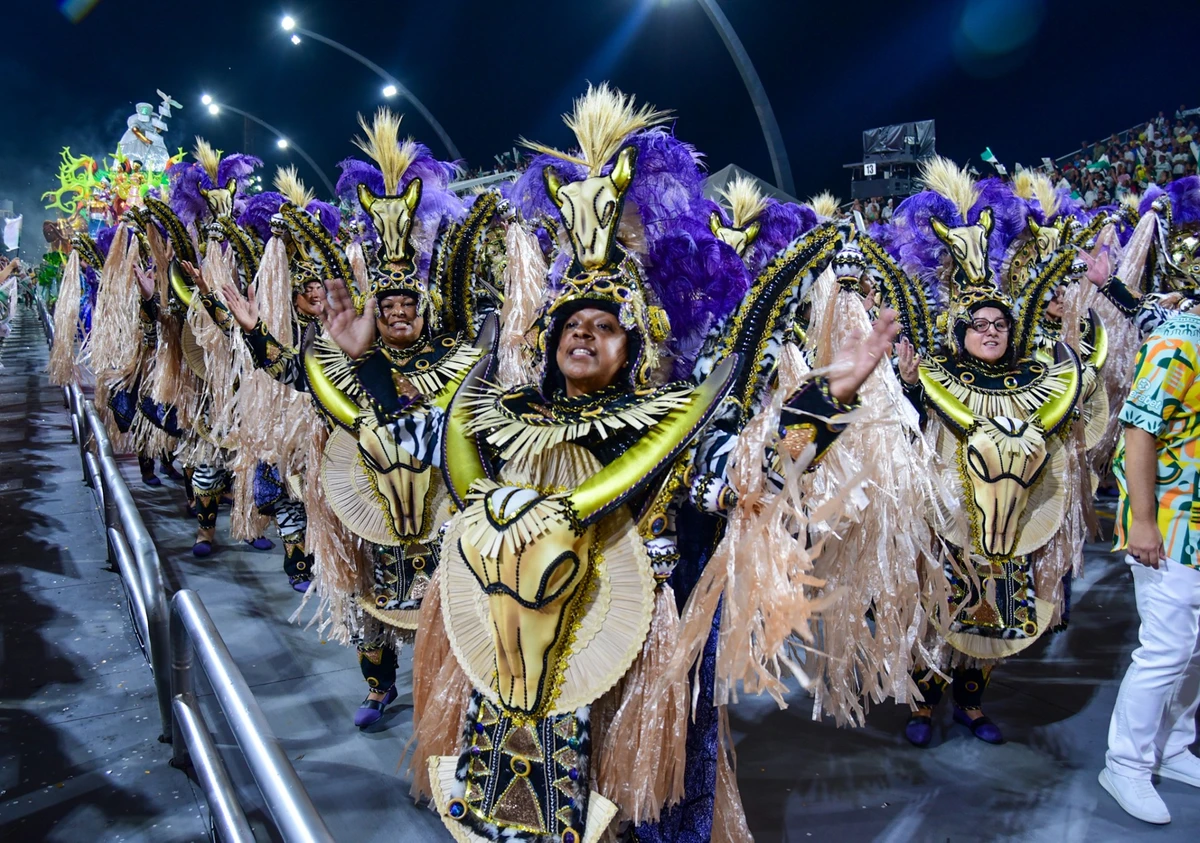 Desfile da Acadêmicos da Tucuruvi do acesso 1 das escolas de samba de SP por Edu Araujo/ Agnews