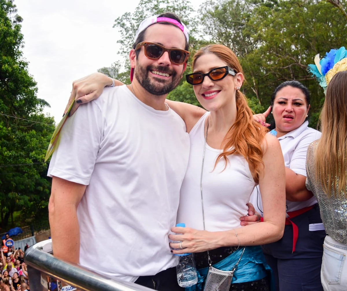 Famosos prestigiaram Bloco do Gustavo Mioto no Parque Ibirapuera, em São Paulo por Edu Araujo/ Agnews