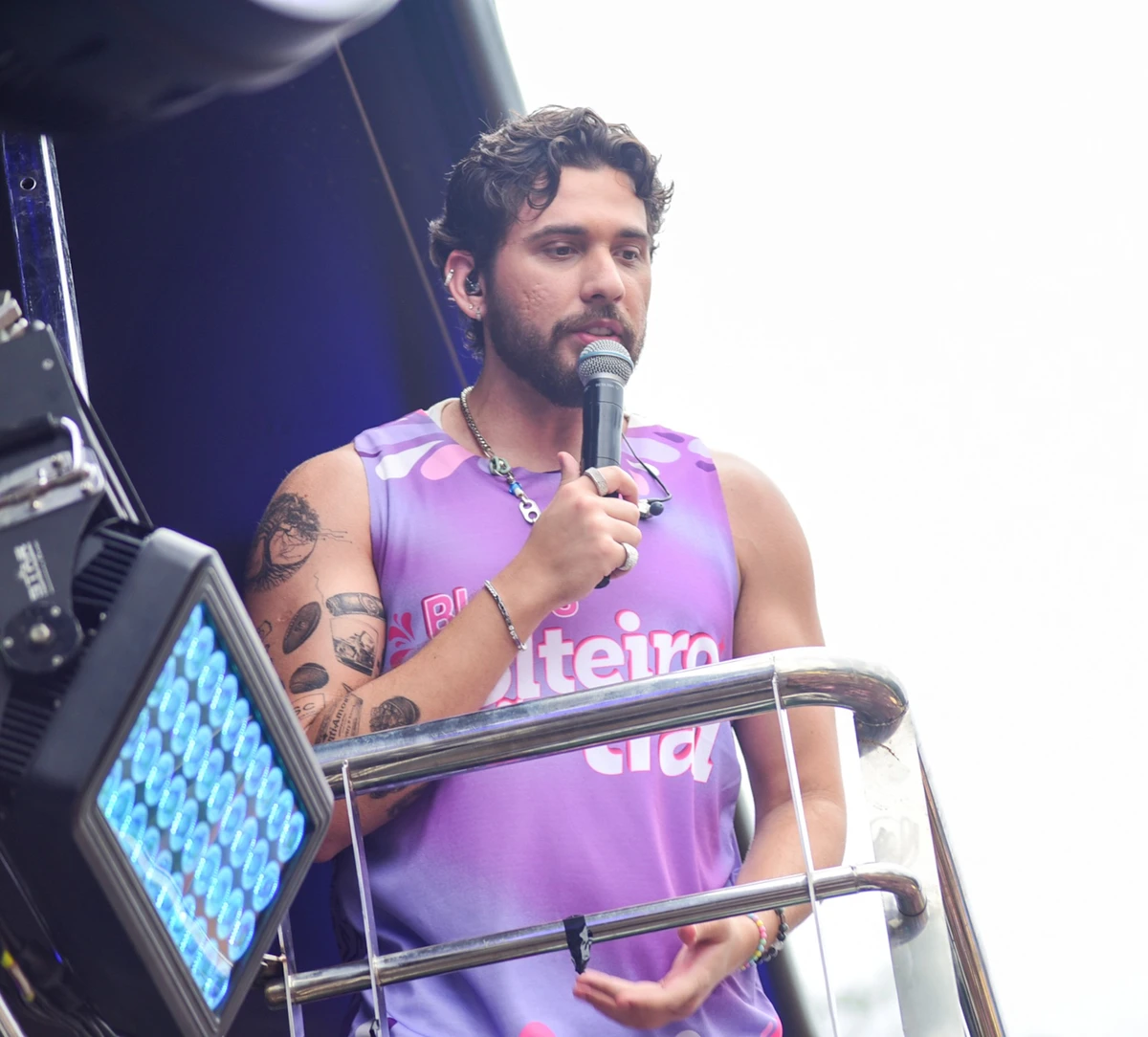 Gustavo Mioto no Parque Ibirapuera, em São Paulo