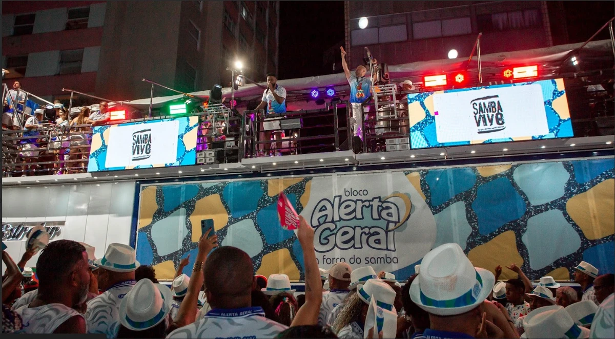 Pioneiro: O Alerta Geral foi o primeiro a levar o samba para  o Carnaval 