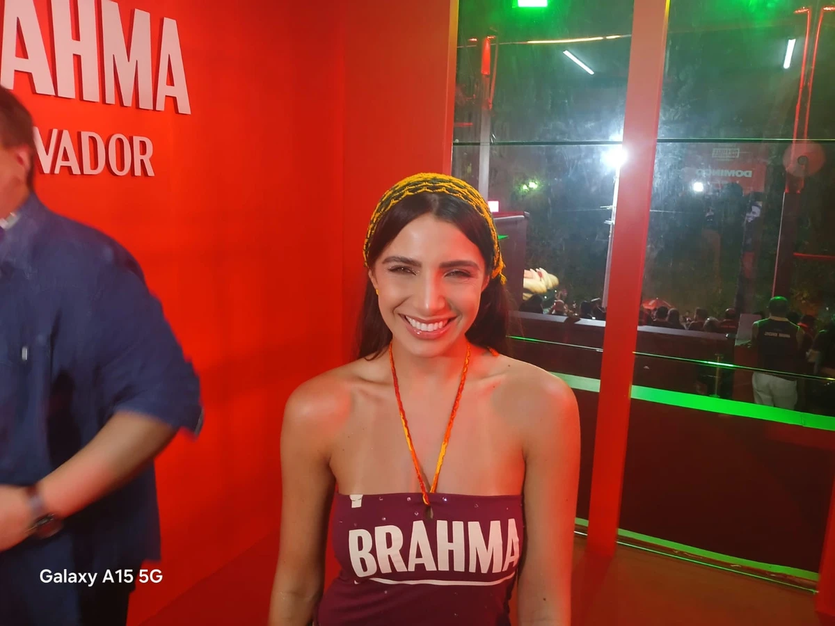 Rayssa Bratillieri no Camarote Brahma por Felipe Sena/ CORREIO