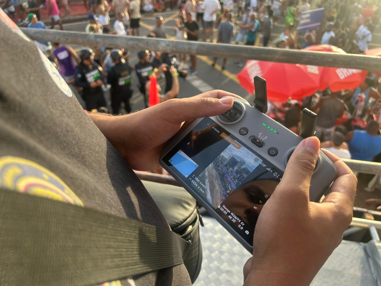 SSP e a GM no Carnaval por Reprodução SSP/GM