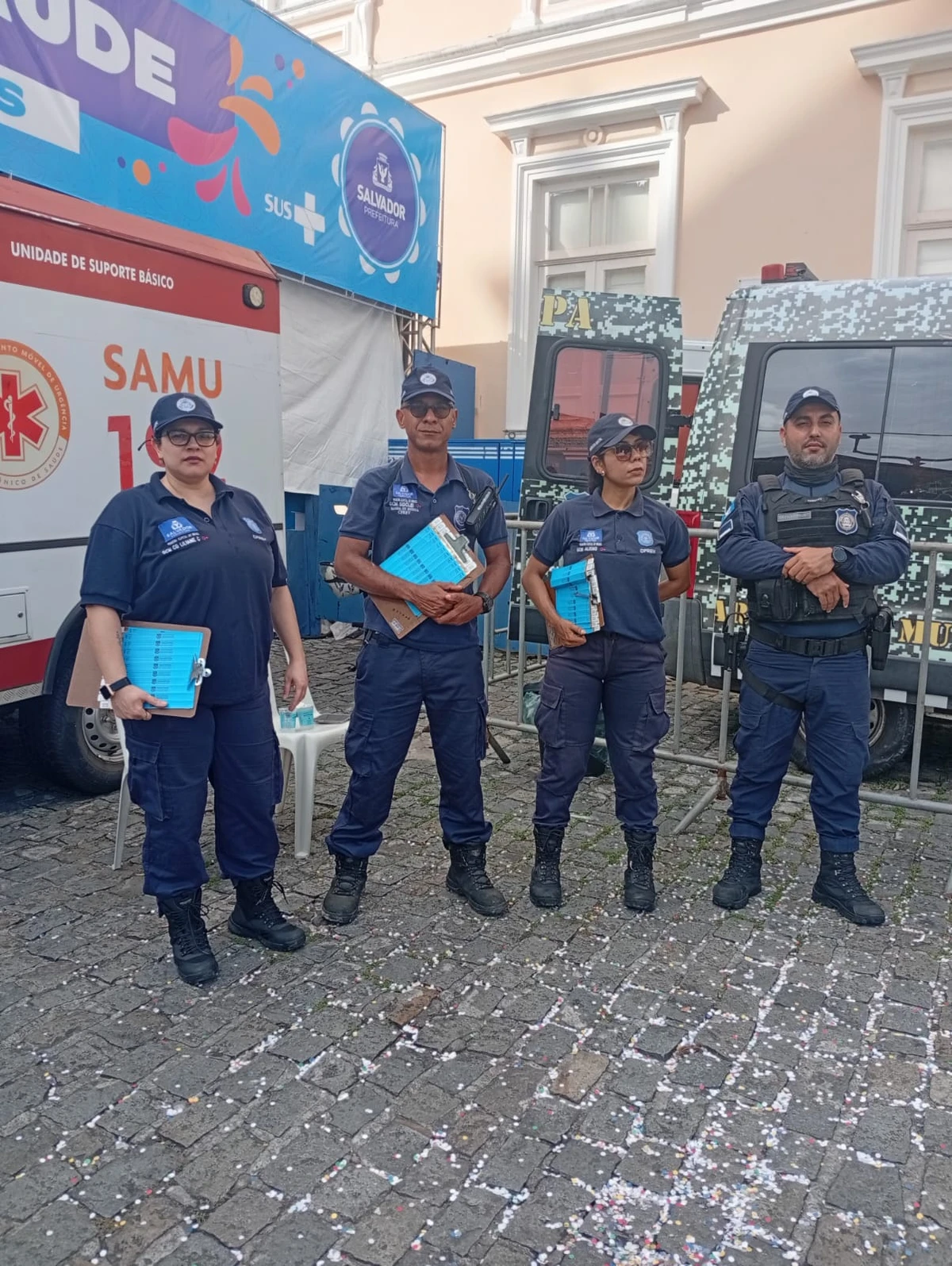 SSP e a GM no Carnaval por Reprodução SSP/GM