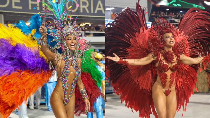 Imagem - Após polêmica com Virginia, Sabrina Sato impressiona ao aguentar fantasia de 40kg