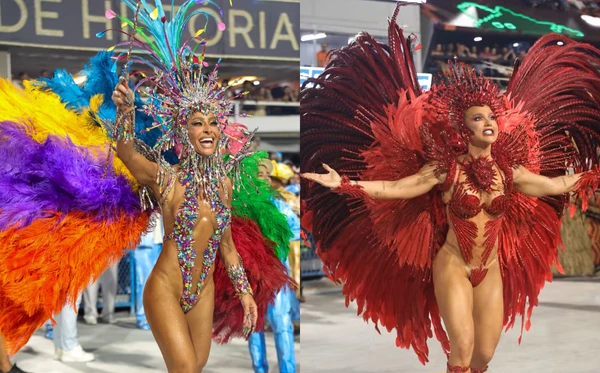 Sabrina Sato e Virginia Fonseca na Marquês de Sapucaí