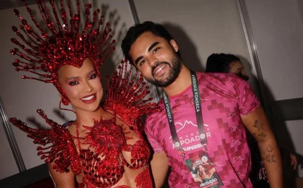 Virginia Fonseca e Lucas Guedez