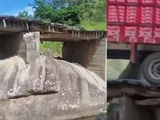 Imagem - Ponte entre Bahia e Minas Gerais é interditada por riscos de desabamento