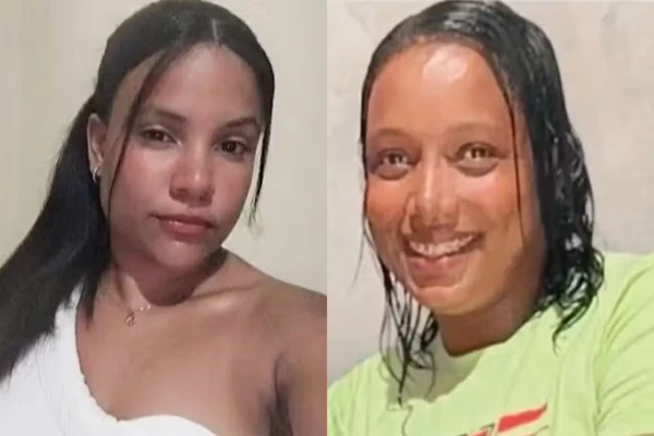 As vítimas do acidente foram Daniela Cardim Santos e Kaline Santos de Souza por Reprodução/TV Santa Cruz