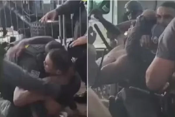 Cadete foi agredido e preso por Reprodução