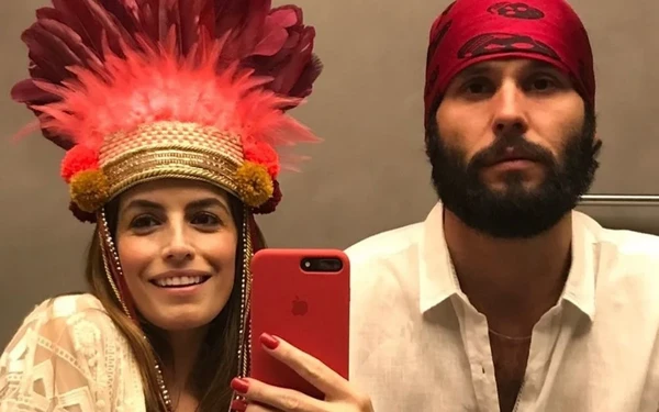 Dudu Azevedo e Fernanda Mader em foto antiga por Reprodução