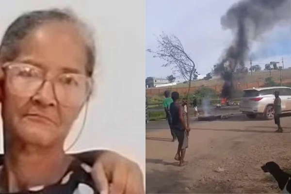 Idosa foi atropelada na BR-116