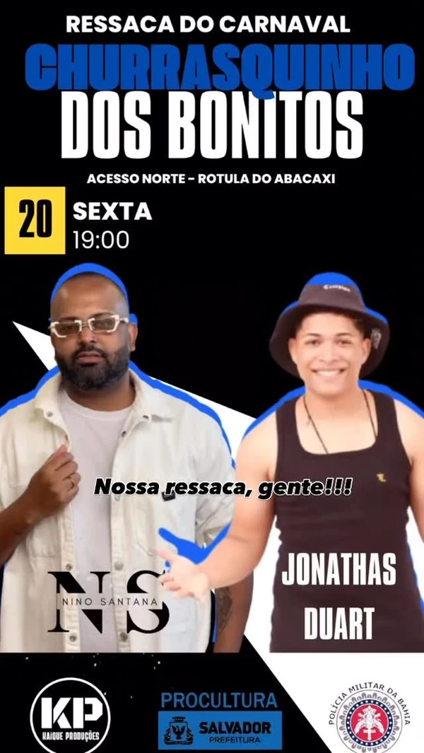 Opções de ressaca do Carnaval em Salvador por Reprodução