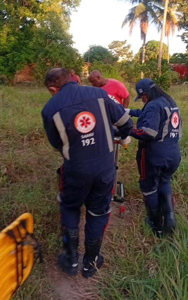 Resgate foi realizado pelo Corpo de Bombeiros por Divulgação