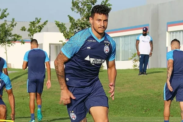 Warley pelo Bahia por Felipe Oliveira/ECB