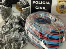 Imagem - Homem é preso ao tentar vender cabos de energia furtados da Coelba