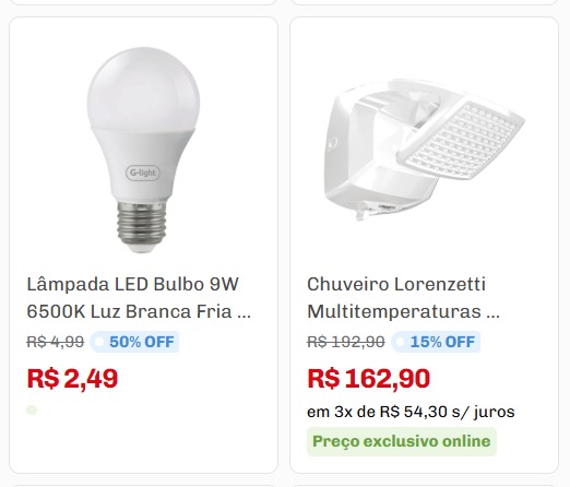 Confira algumas das ofertas por Reprodução