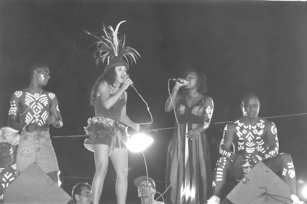 Daniela Mercury no Carnaval de 1995 por Luiz Hermano - Arquivo Correio