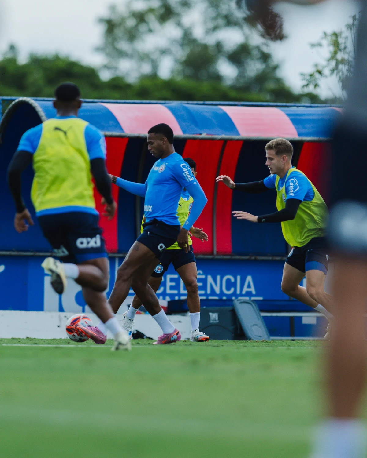 Elenco do Bahia realizou apenas uma sessão de treino antes de enfrentar o Atlético de Alagoinhas por Letícia Martins/ECB