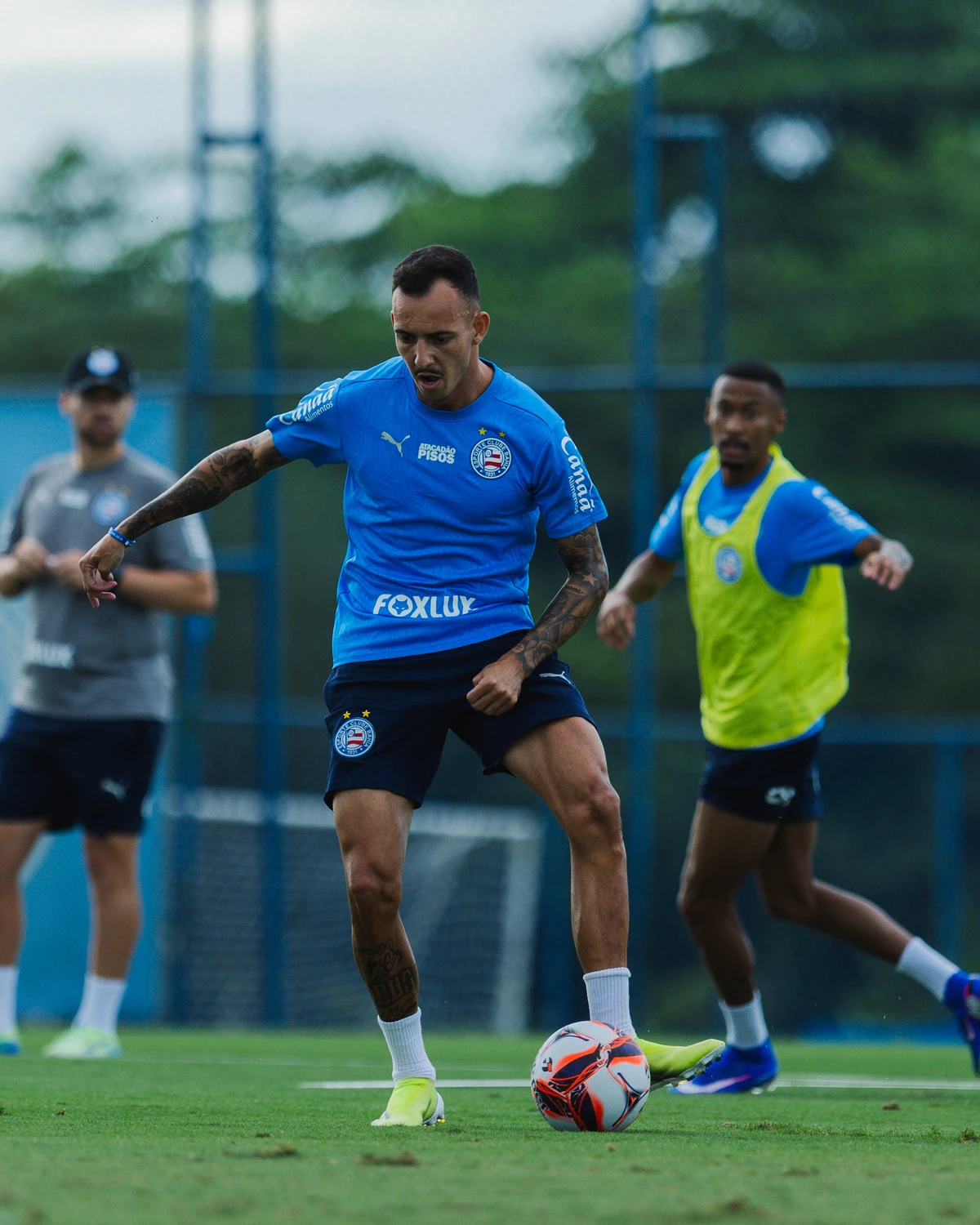 Elenco do Bahia realizou apenas uma sessão de treino antes de enfrentar o Atlético de Alagoinhas por Letícia Martins/ECB