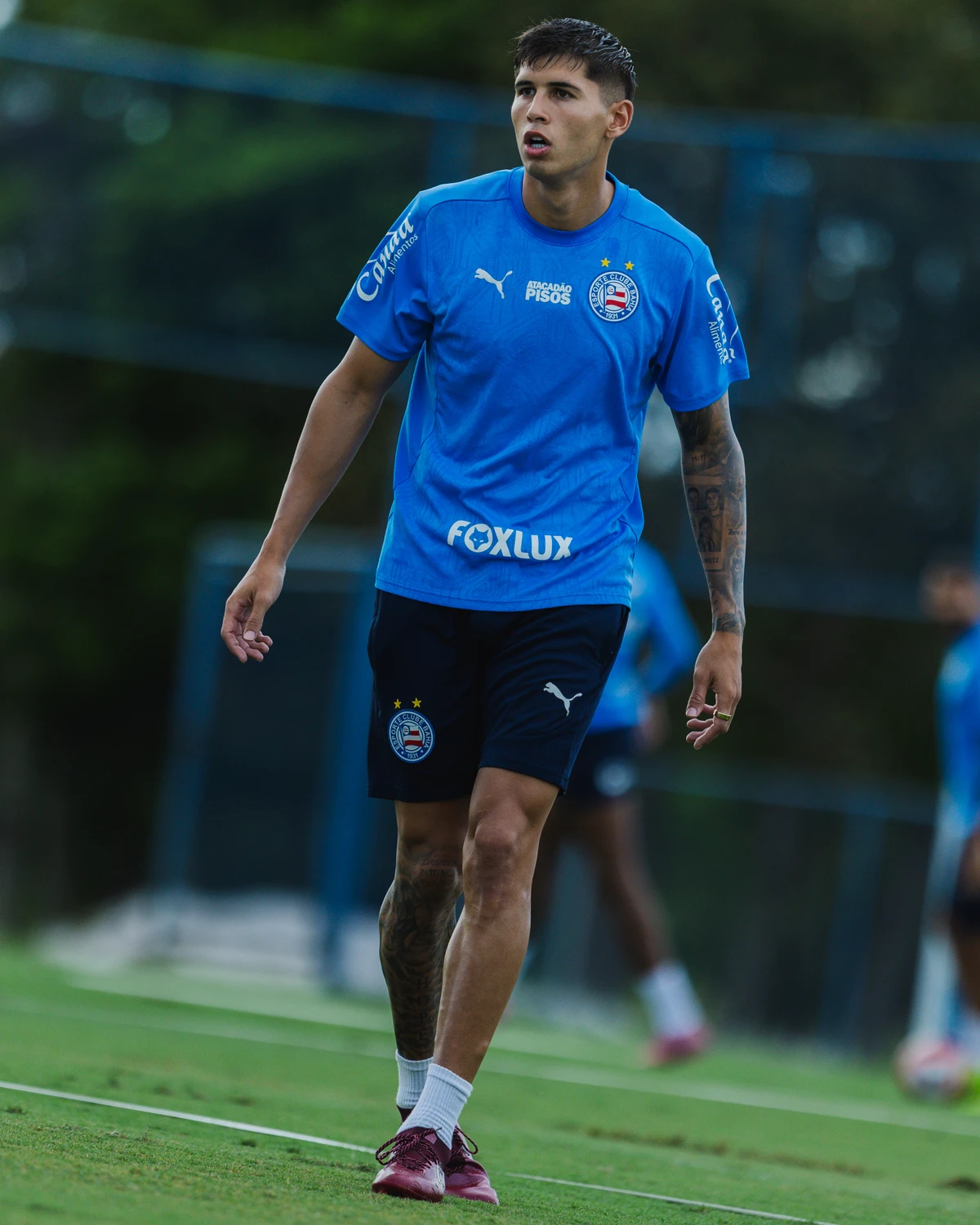 Elenco do Bahia realizou apenas uma sessão de treino antes de enfrentar o Atlético de Alagoinhas por Letícia Martins/ECB