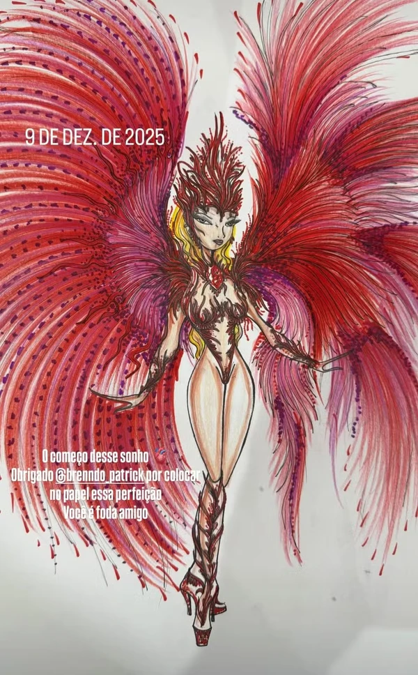 Fantasia de Virginia Fonseca por Reprodução