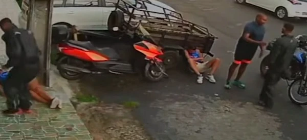 Foliões agredidos no Cabula por Reprodução