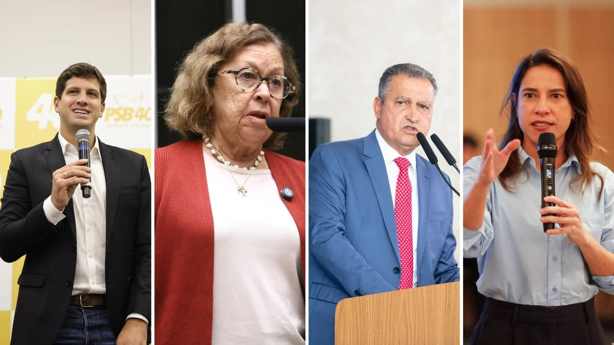 João Campos, Lídice da Mata, Rui Costa e Raquel Lyra