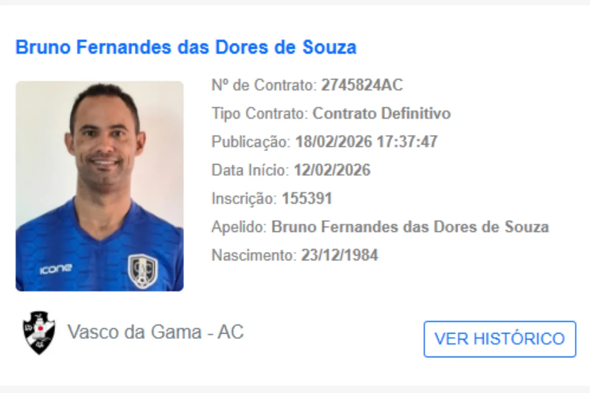 Nome de Bruno no BID por Reprodução