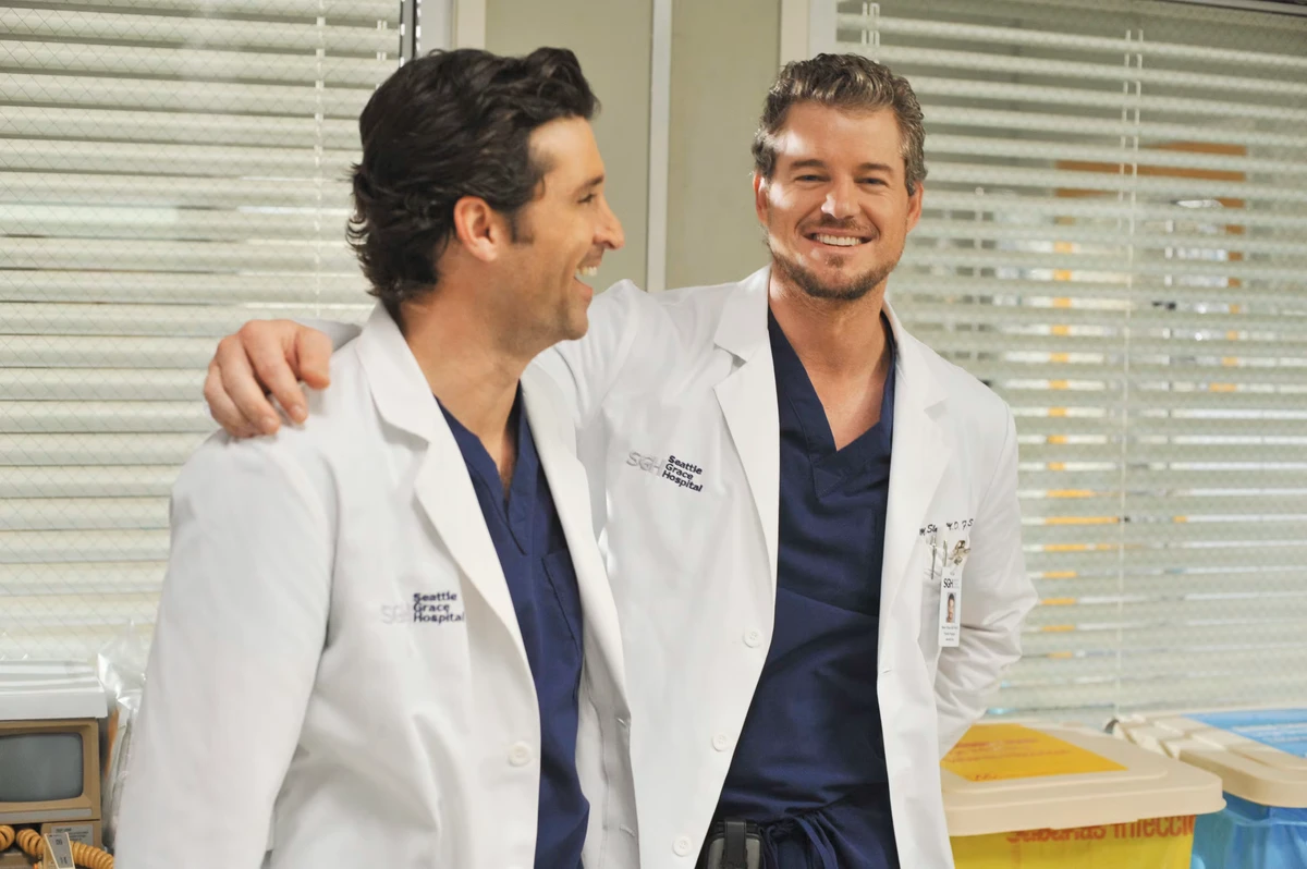 Patrick Dempsey e Eric Dane em Grey's Anatomy por Reprodução