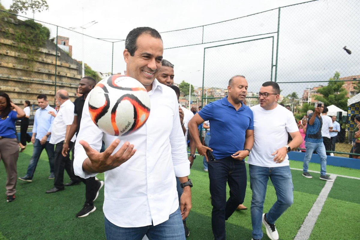 Prefeito Bruno Reis participou de entrega de  nova área de lazer