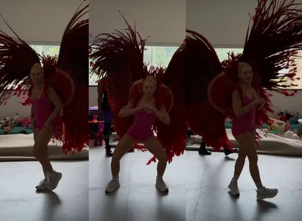 Virginia treinou com o costeiro antes do desfile na Sapucaí por Reprodução